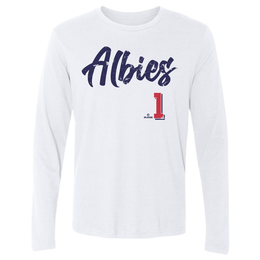 Ozzie Albies Men's Long Sleeve T-Shirt | 500 LEVEL