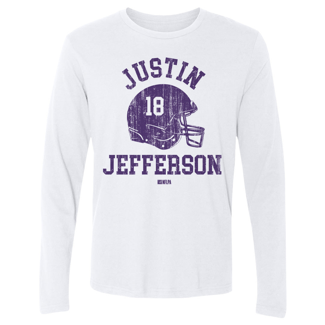 Justin Jefferson Men's Long Sleeve T-Shirt | 500 LEVEL