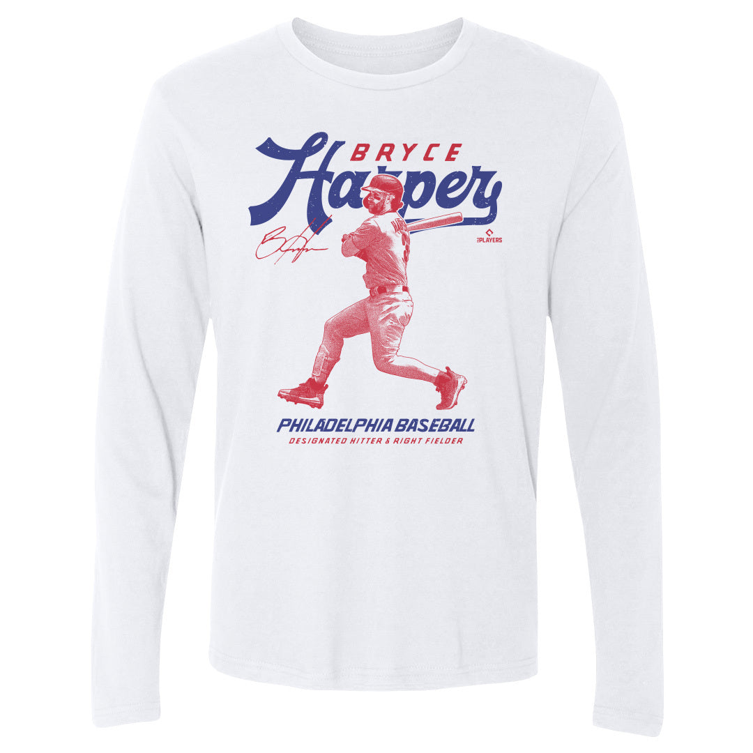 Bryce Harper Men's Long Sleeve T-Shirt | 500 LEVEL
