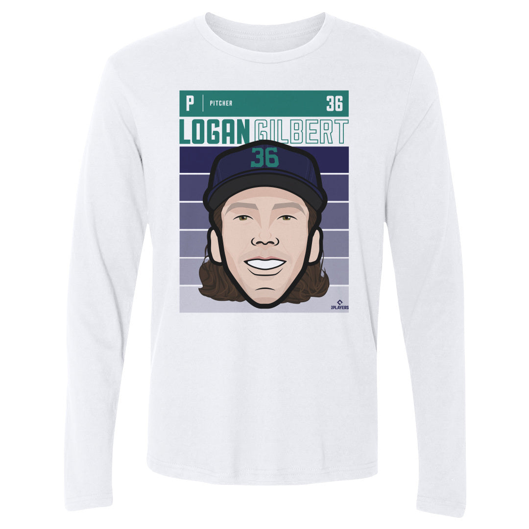 Logan Gilbert Men's Long Sleeve T-Shirt | 500 LEVEL