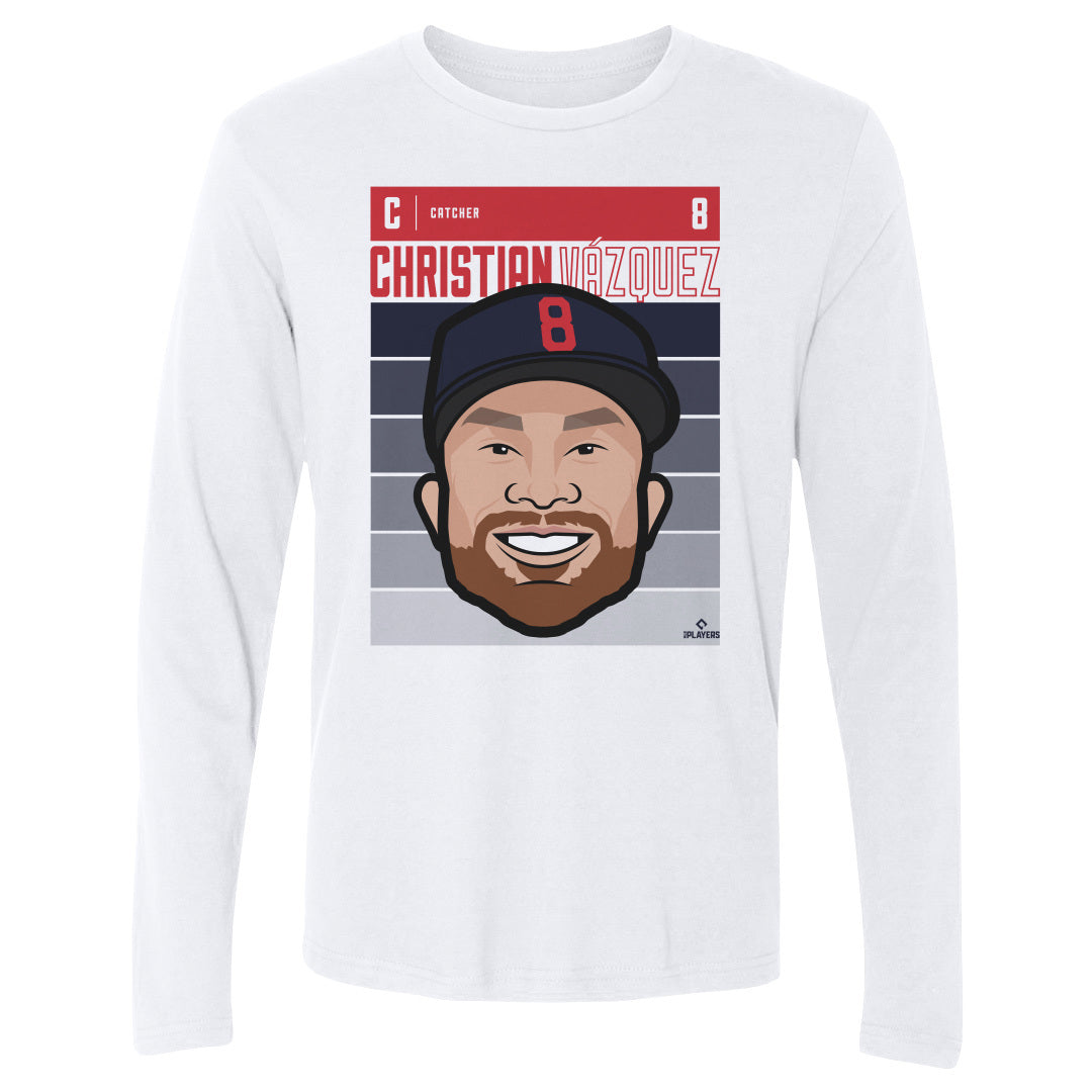 Christian Vazquez Men's Long Sleeve T-Shirt | 500 LEVEL