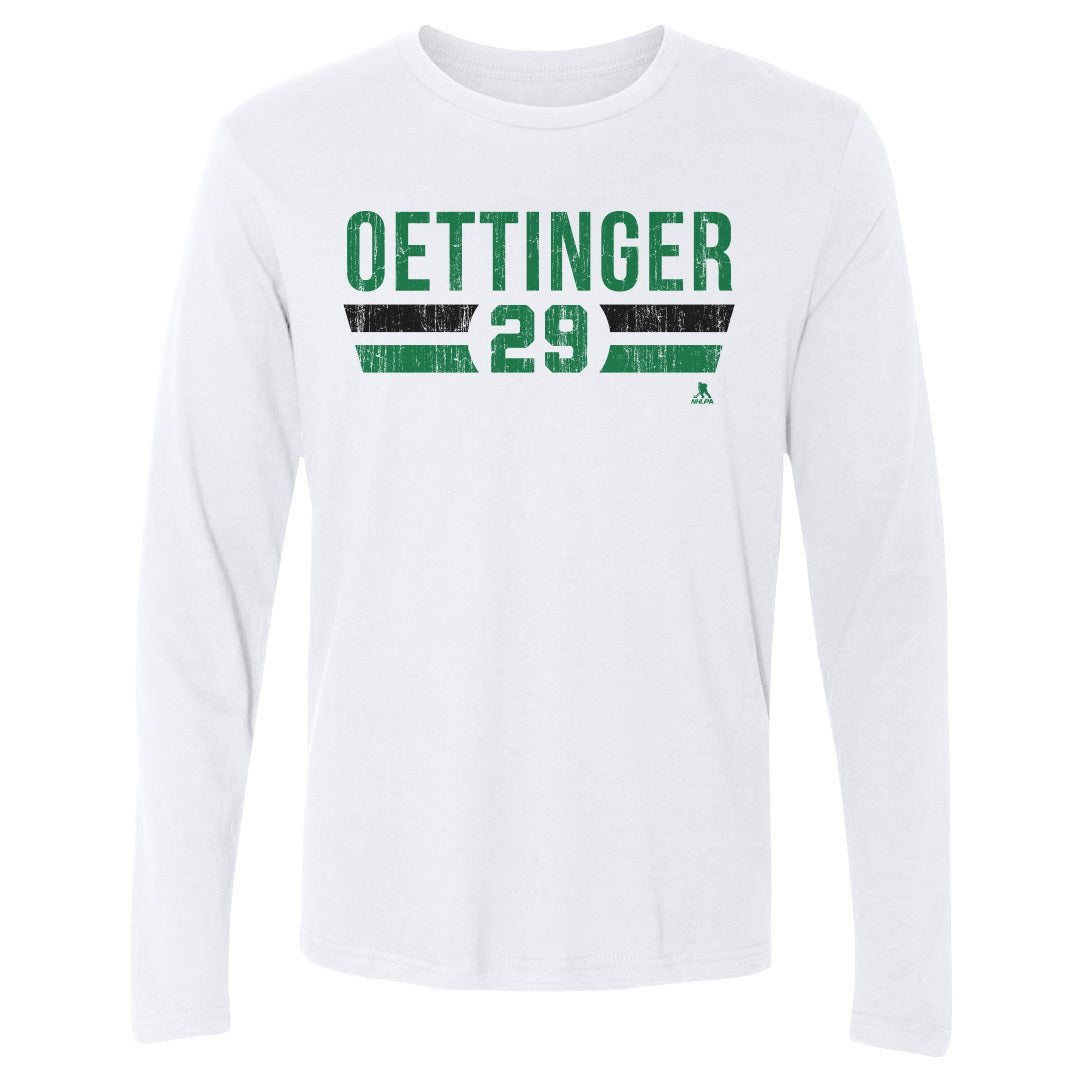 Jake Oettinger Men's Long Sleeve T-Shirt | 500 LEVEL