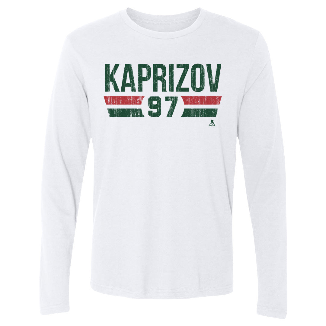 Kirill Kaprizov Men's Long Sleeve T-Shirt | 500 LEVEL