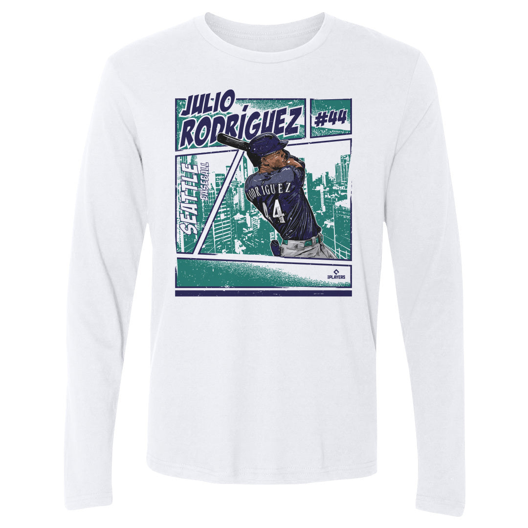 Julio Rodriguez Men's Long Sleeve T-Shirt | 500 LEVEL