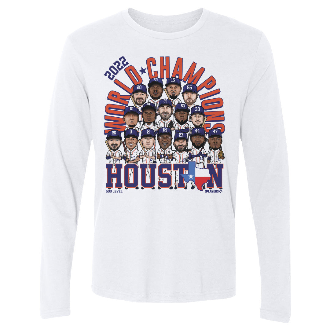 Houston Men's Long Sleeve T-Shirt | 500 LEVEL