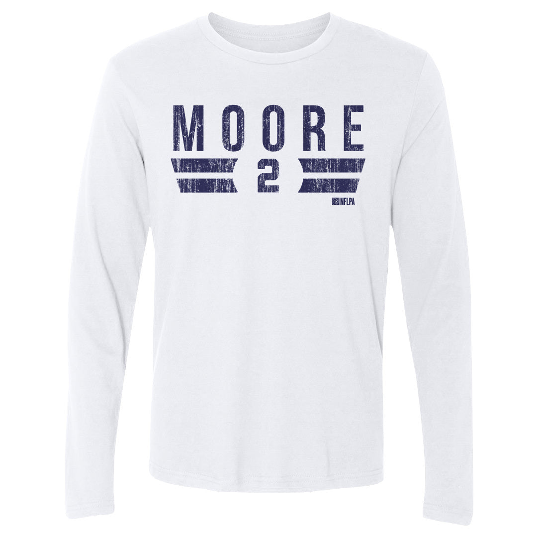 D.J. Moore Men's Long Sleeve T-Shirt | 500 LEVEL