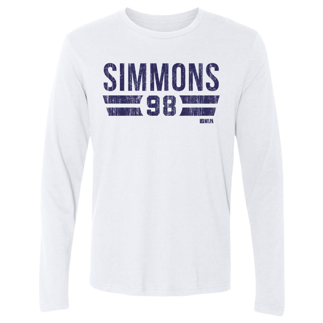 Jeffery Simmons Men's Long Sleeve T-Shirt | 500 LEVEL