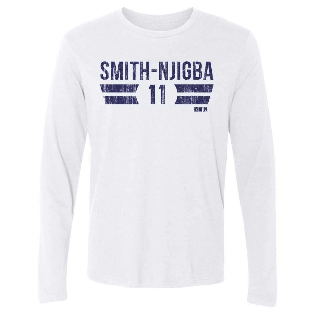 Jaxon Smith-Njigba Men's Long Sleeve T-Shirt | 500 LEVEL