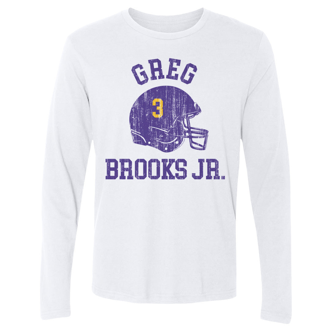 Greg Brooks Jr. Men's Long Sleeve T-Shirt | 500 LEVEL
