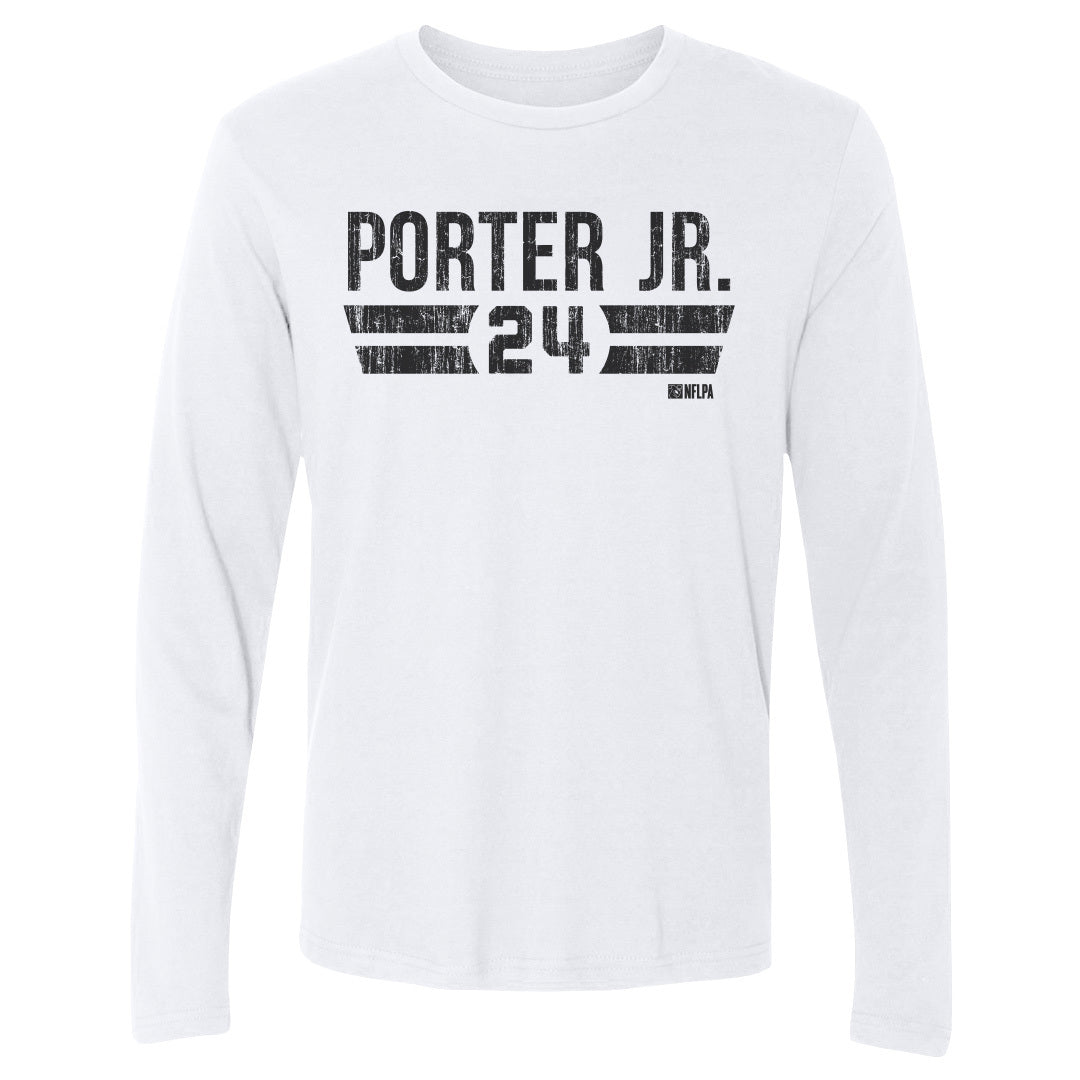Joey Porter Jr. Men's Long Sleeve T-Shirt | 500 LEVEL