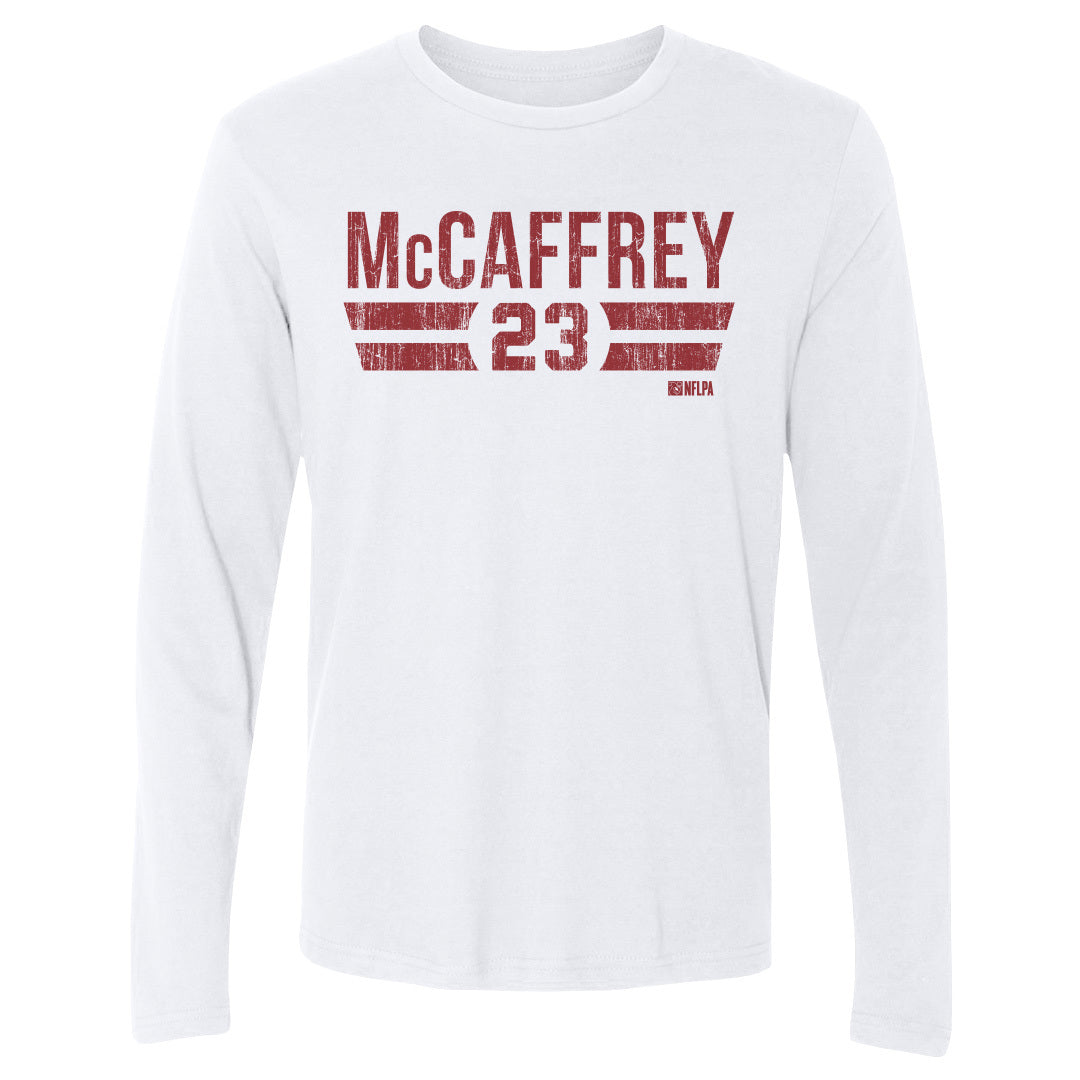 Christian McCaffrey Men's Long Sleeve T-Shirt | 500 LEVEL