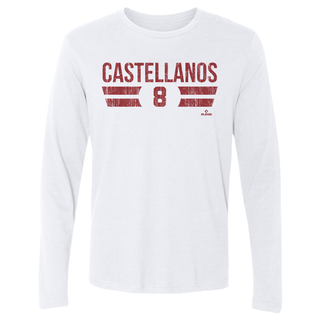 Nick Castellanos Men's Long Sleeve T-Shirt | 500 LEVEL
