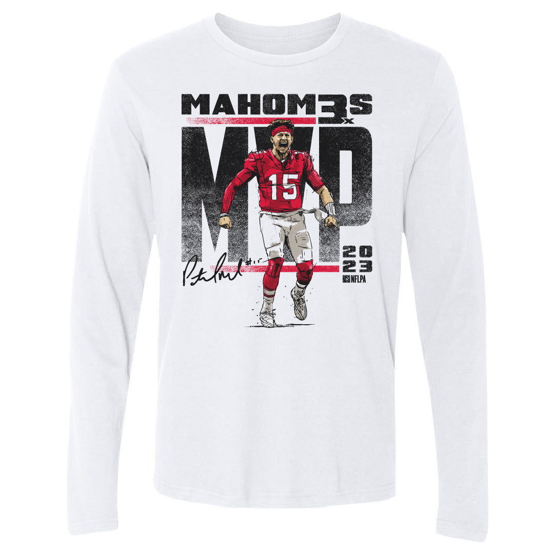 Patrick Mahomes Men's Long Sleeve T-Shirt | 500 LEVEL