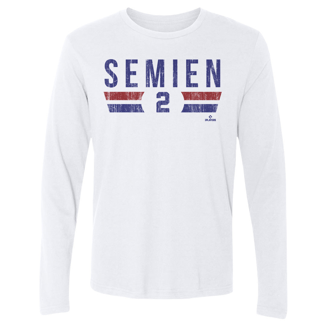 Marcus Semien Men's Long Sleeve T-Shirt | 500 LEVEL