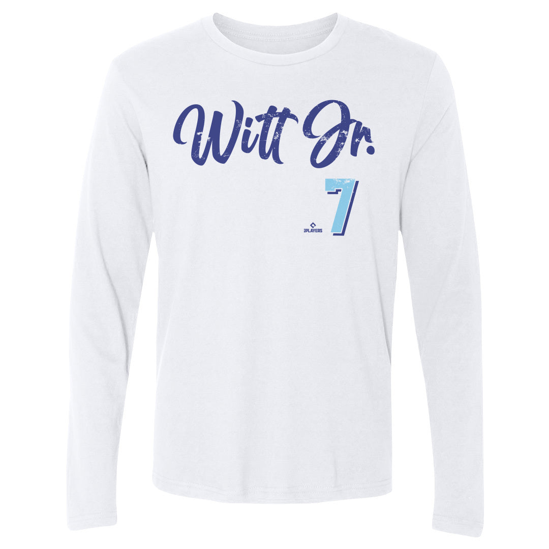Bobby Witt Jr. Men's Long Sleeve T-Shirt | 500 LEVEL