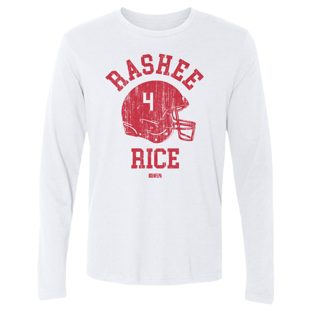 Rashee Rice Men's Long Sleeve T-Shirt | 500 LEVEL