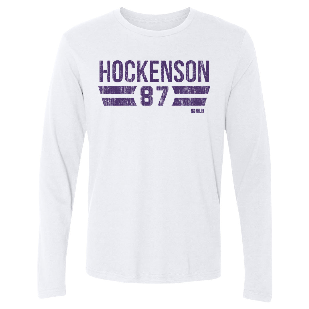 T.J. Hockenson Men's Long Sleeve T-Shirt | 500 LEVEL