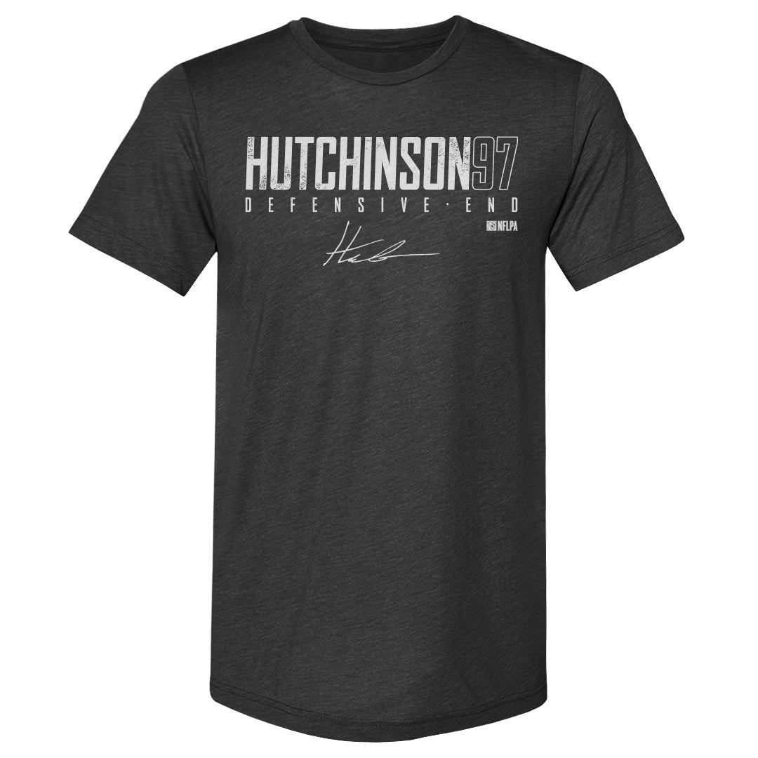 Aidan Hutchinson Men's Premium T-Shirt | 500 LEVEL