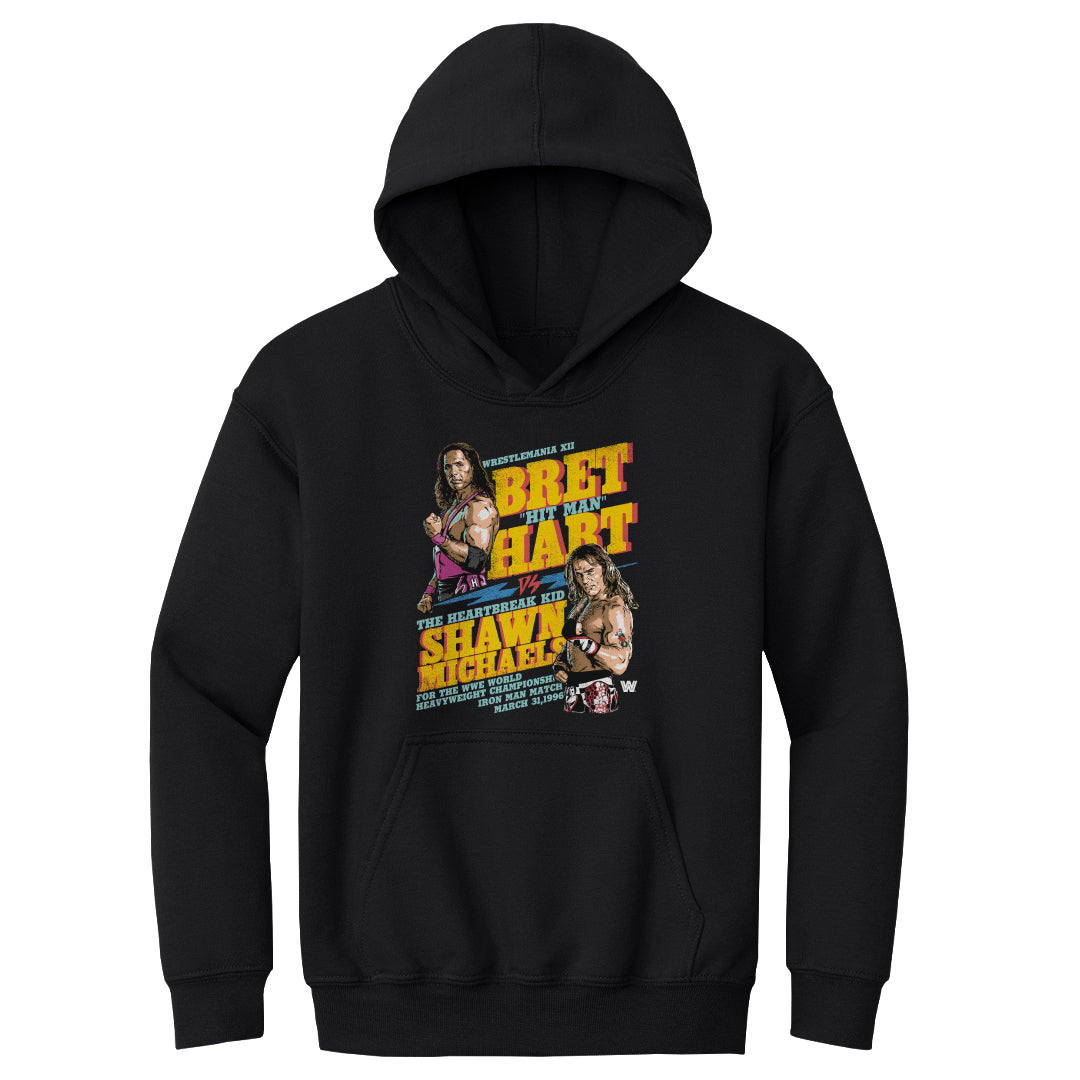 Bret Hart Kids Youth Hoodie | 500 LEVEL