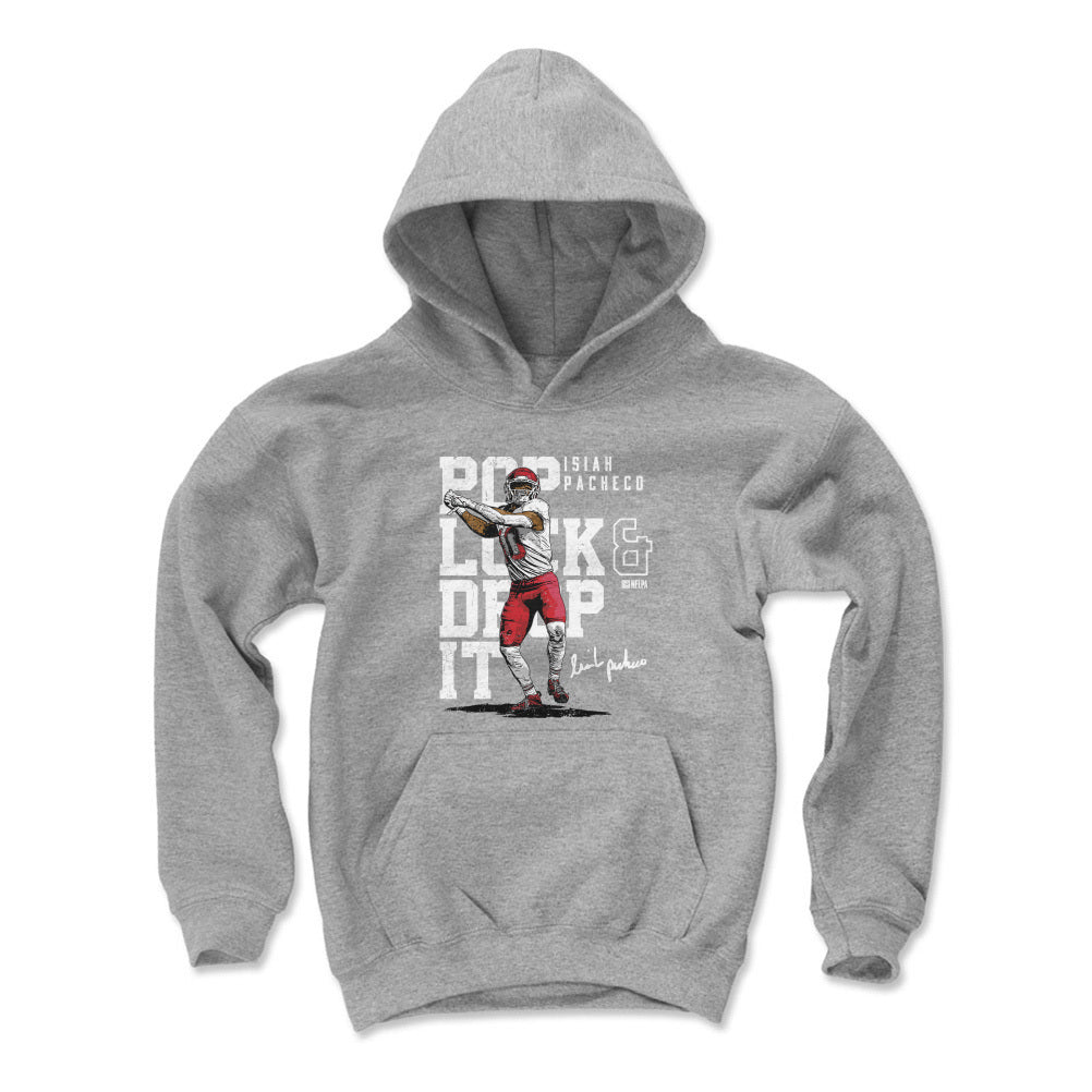Isiah Pacheco Kids Youth Hoodie | 500 LEVEL