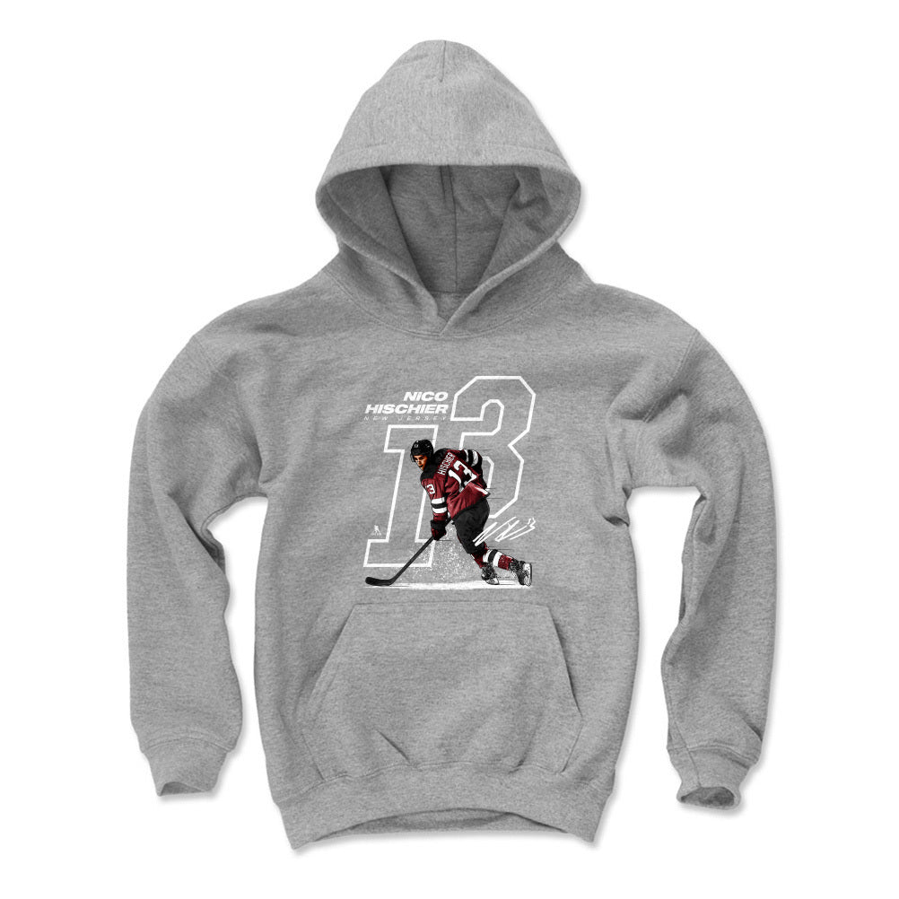 Nico Hischier Kids Youth Hoodie | 500 LEVEL