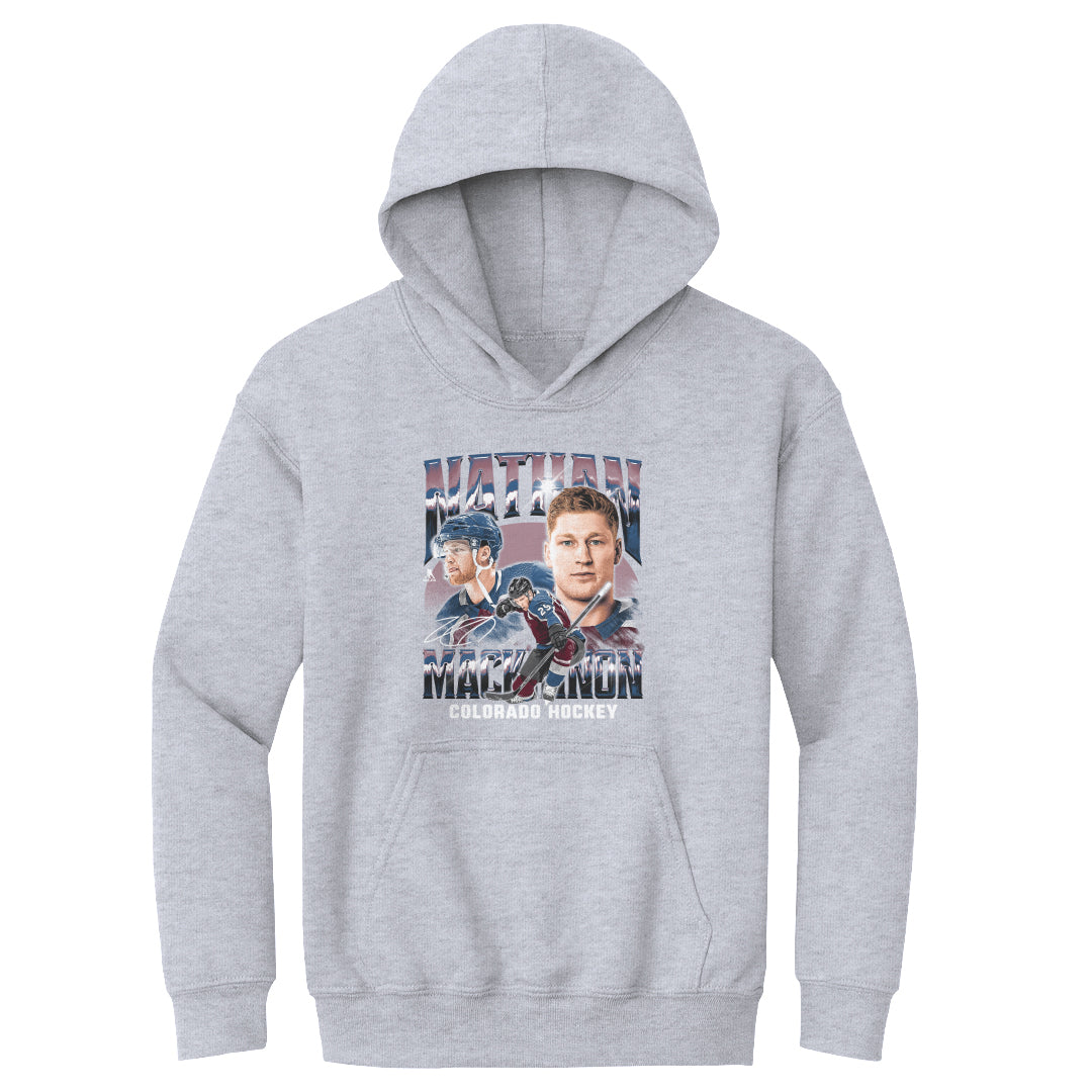 Nathan MacKinnon Kids Youth Hoodie | 500 LEVEL