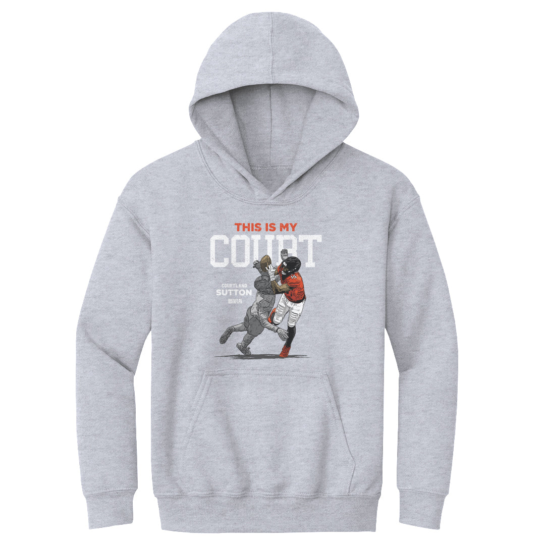 Courtland Sutton Kids Youth Hoodie | 500 LEVEL