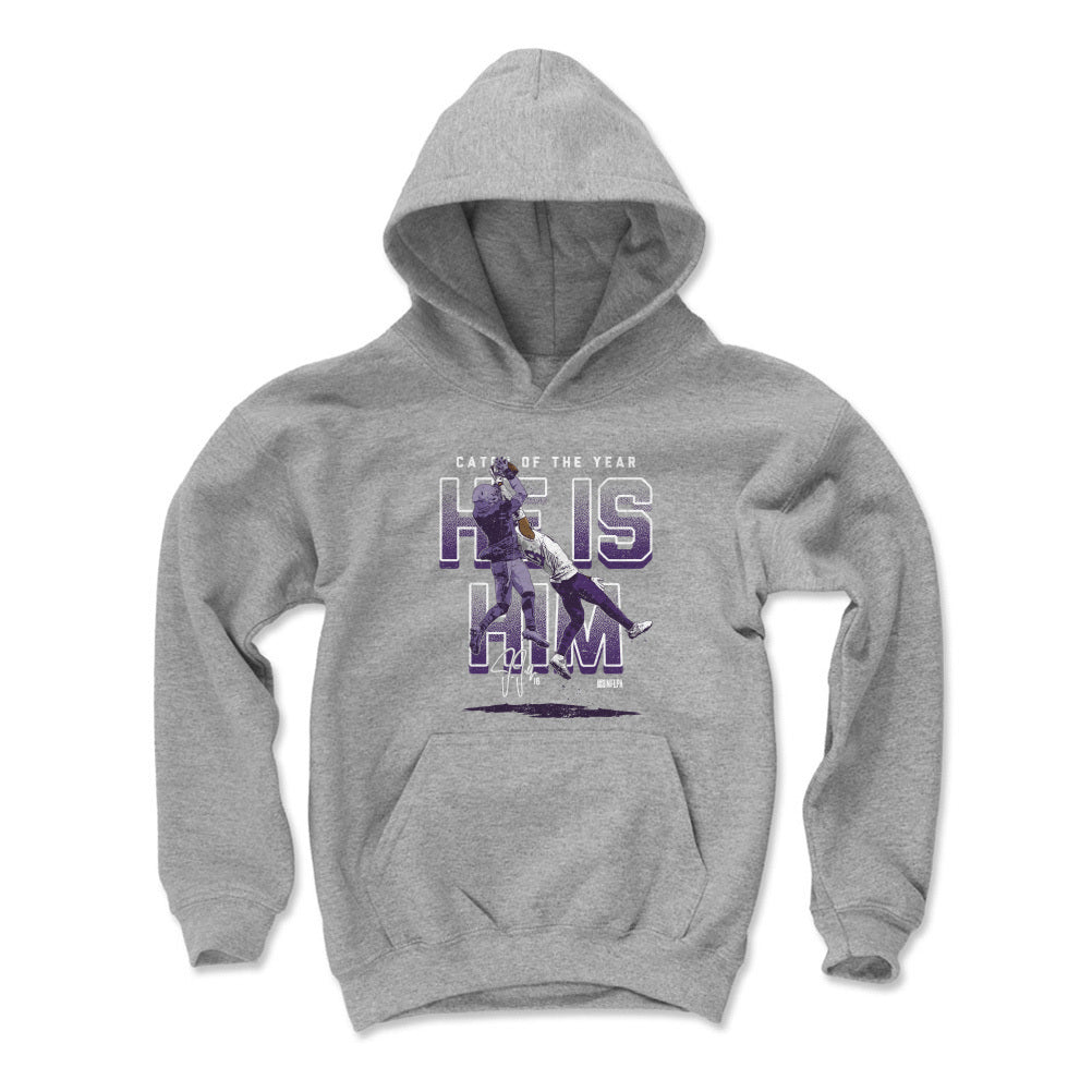 Justin Jefferson Kids Youth Hoodie | 500 LEVEL