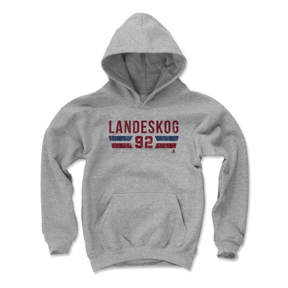 Gabriel Landeskog Kids Youth Hoodie | 500 LEVEL