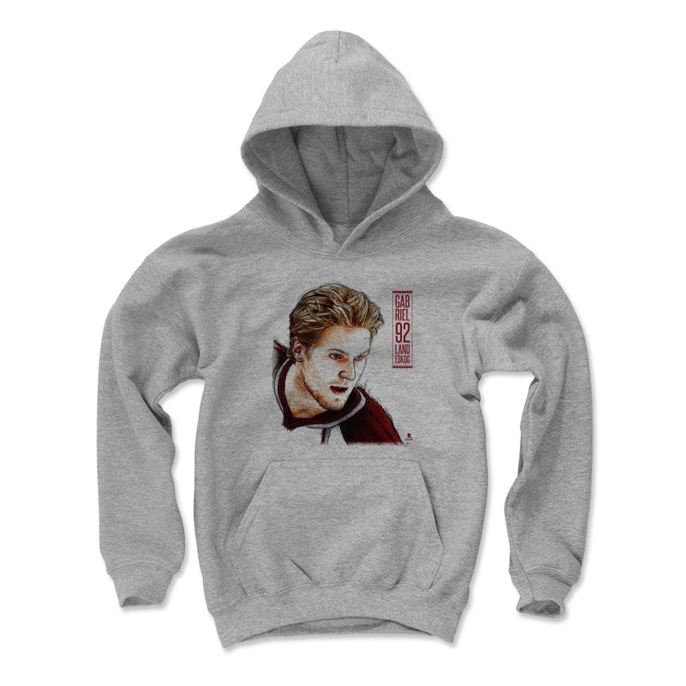 Gabriel Landeskog Kids Youth Hoodie | 500 LEVEL