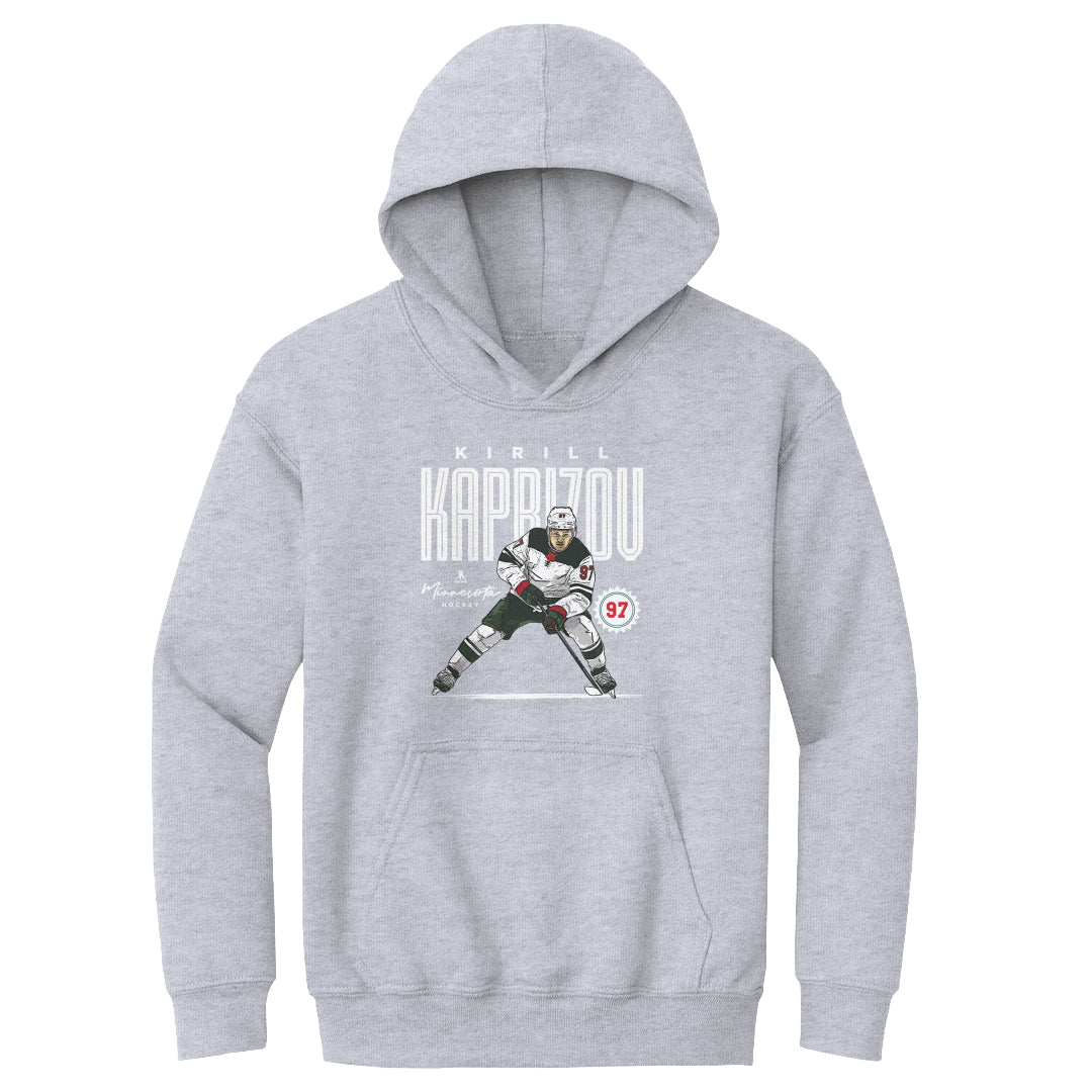 Kirill Kaprizov Kids Youth Hoodie | 500 LEVEL