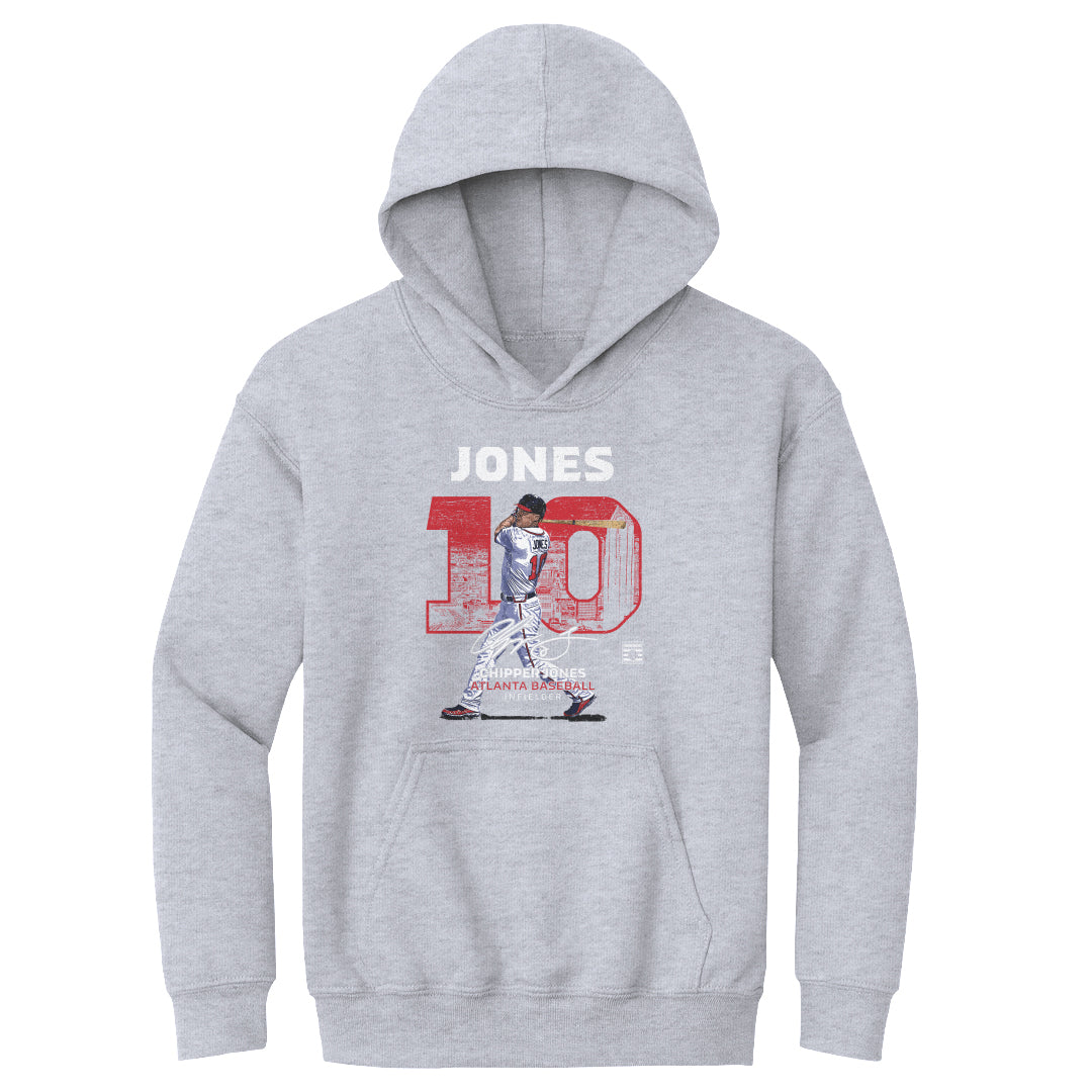 Chipper Jones Kids Youth Hoodie | 500 LEVEL