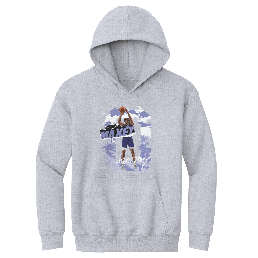 Tyrese Maxey Kids Youth Hoodie | 500 LEVEL