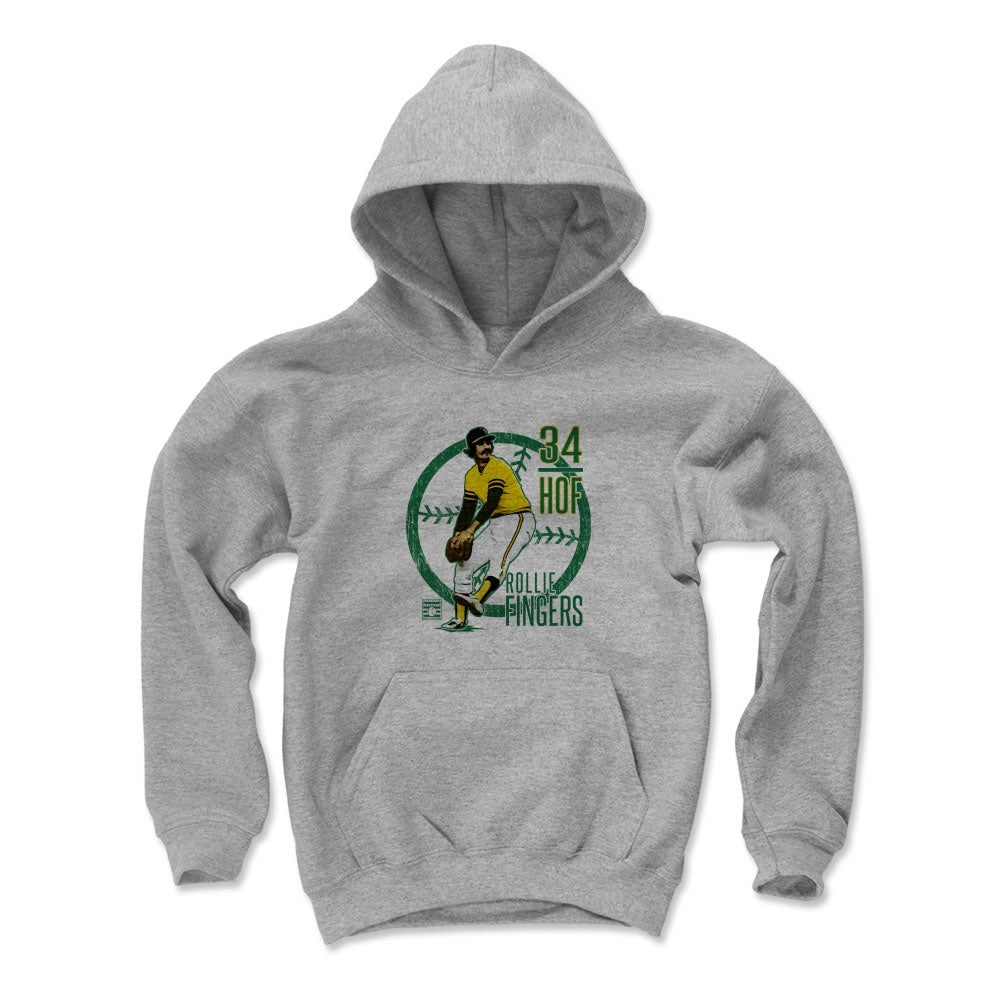 Rollie Fingers Kids Youth Hoodie | 500 LEVEL