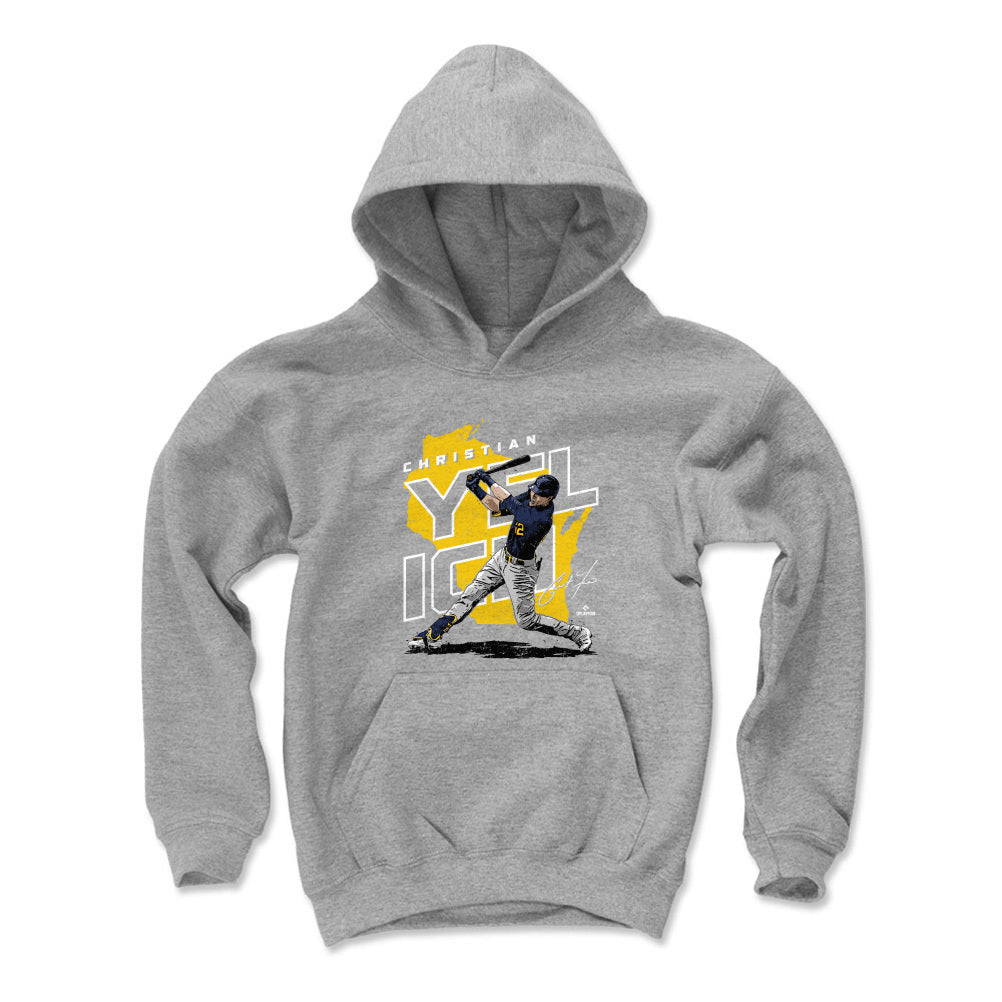 Christian Yelich Kids Youth Hoodie | 500 LEVEL