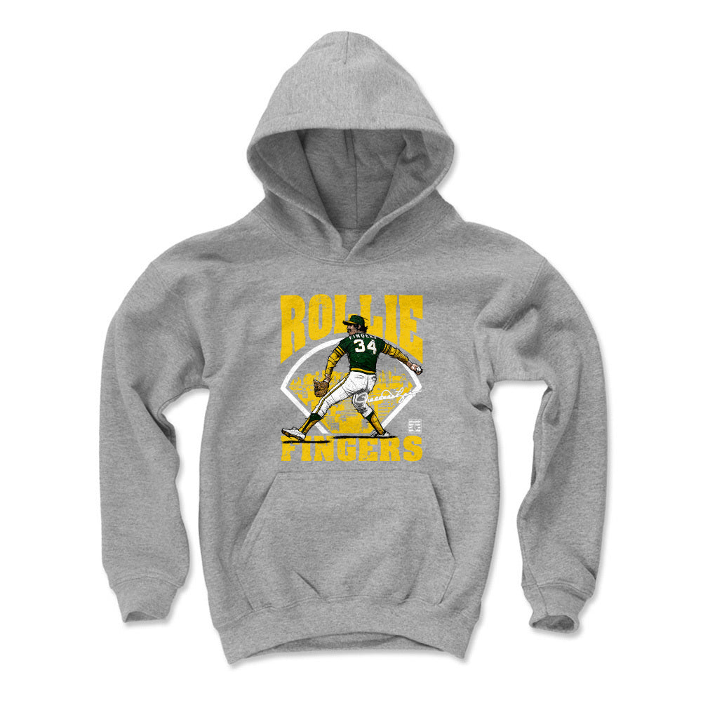 Rollie Fingers Kids Youth Hoodie | 500 LEVEL