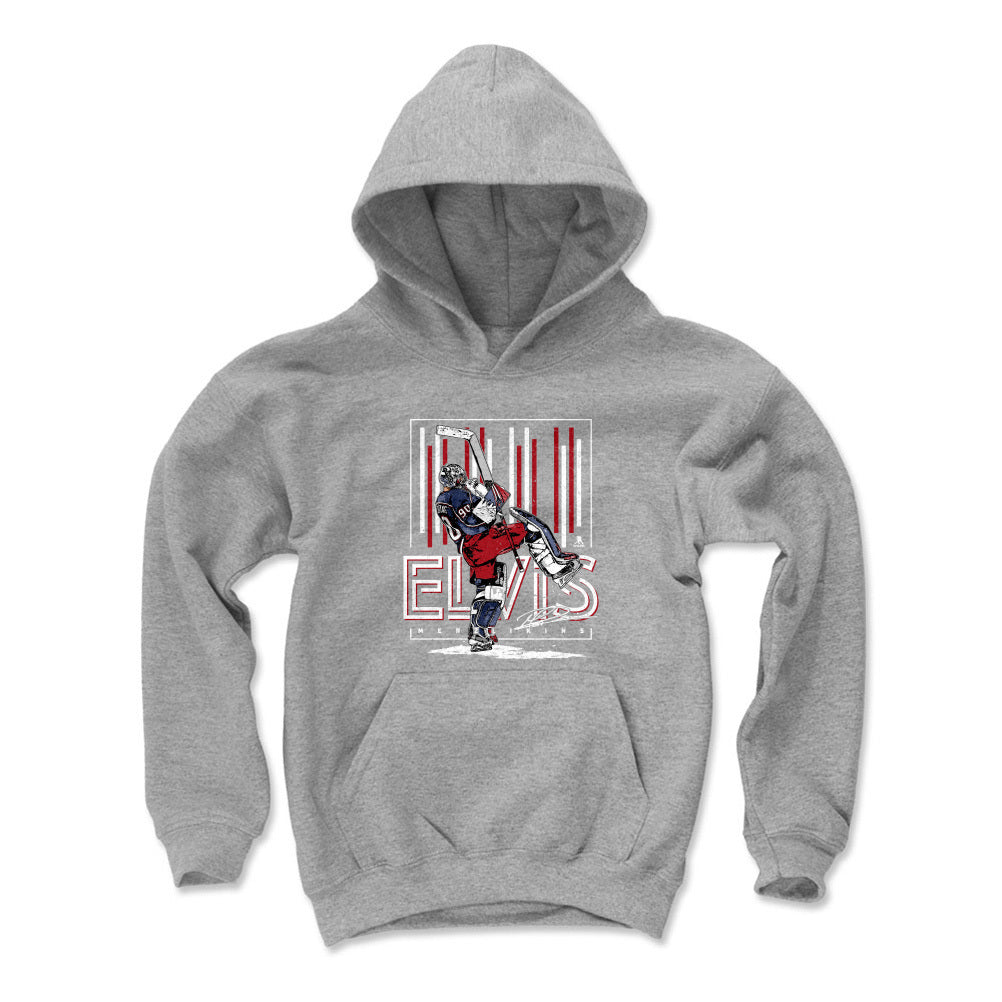 Elvis Merzlikins Kids Youth Hoodie | 500 LEVEL