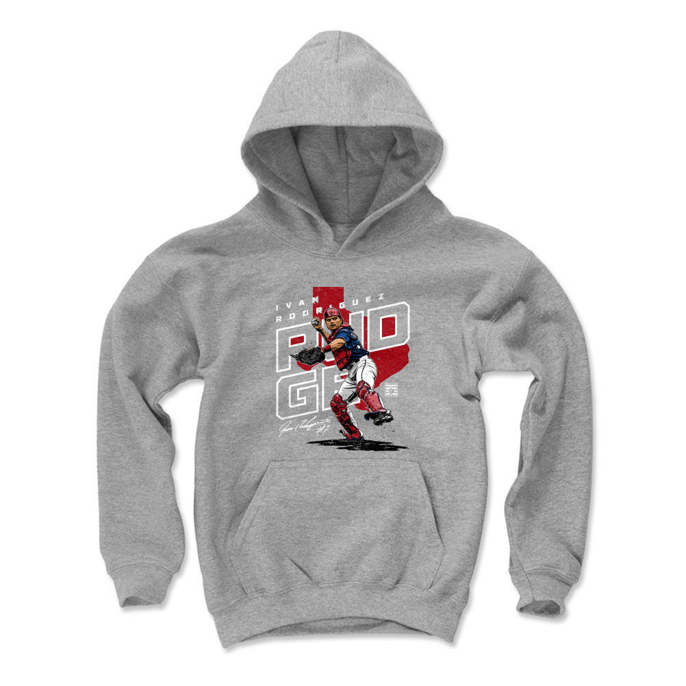 Ivan Rodriguez Kids Youth Hoodie | 500 LEVEL
