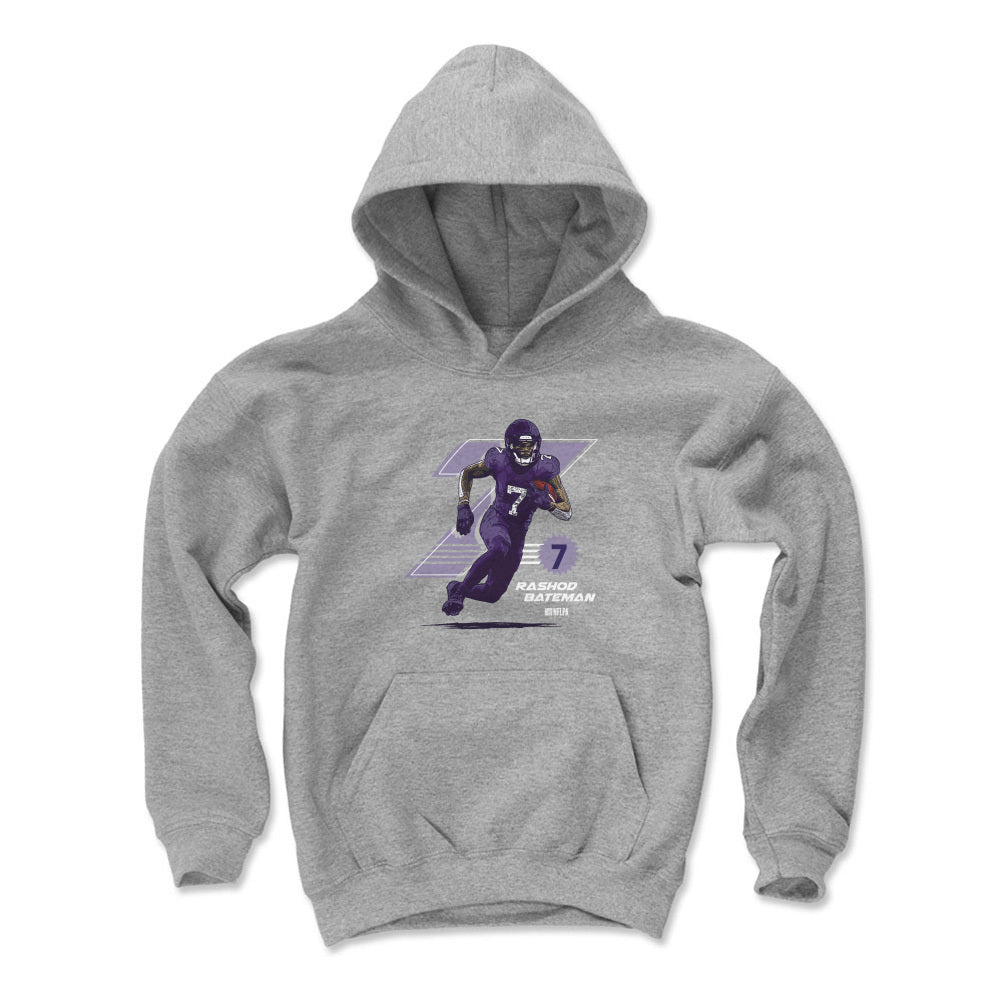 Rashod Bateman Kids Youth Hoodie | 500 LEVEL