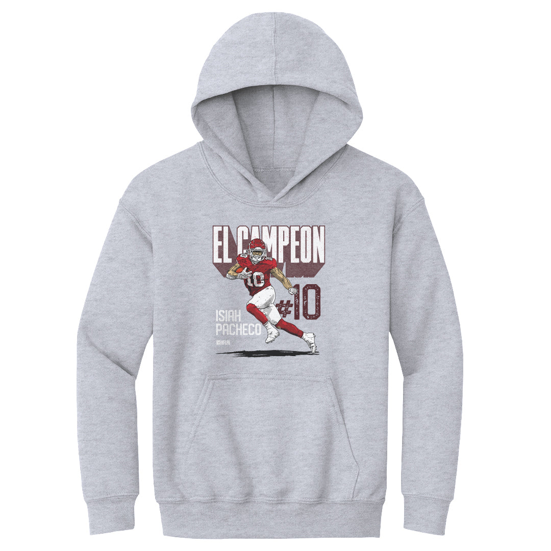 Isiah Pacheco Kids Youth Hoodie | 500 LEVEL