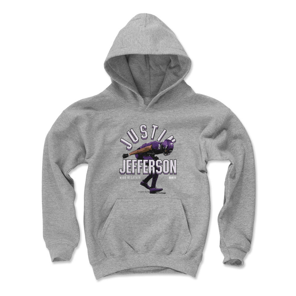 Justin Jefferson Kids Youth Hoodie | 500 LEVEL