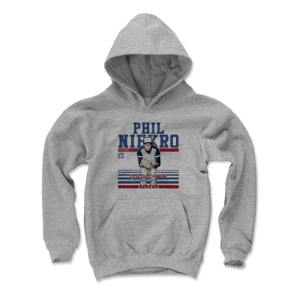 Phil Niekro Kids Youth Hoodie | 500 LEVEL