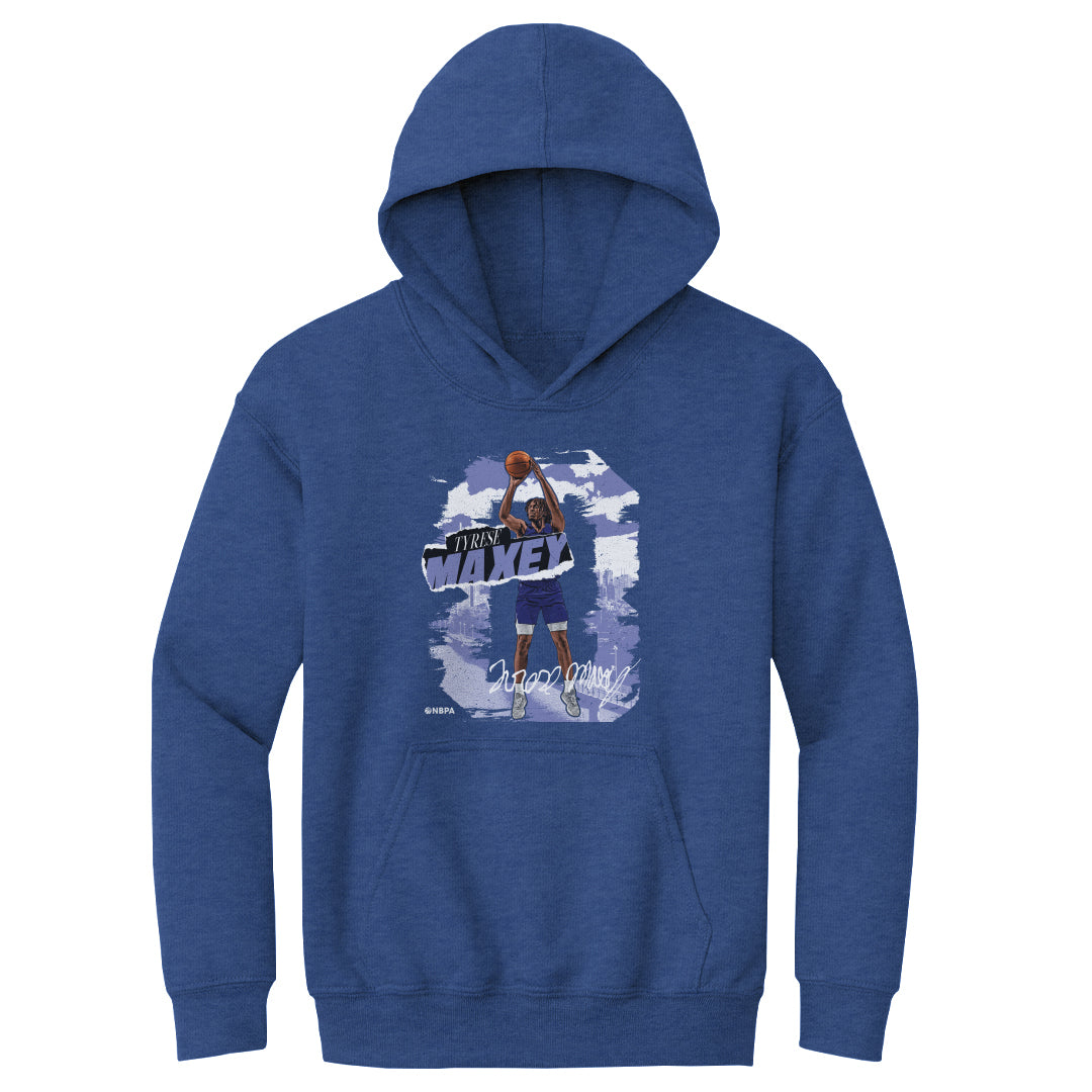 Tyrese Maxey Kids Youth Hoodie | 500 LEVEL
