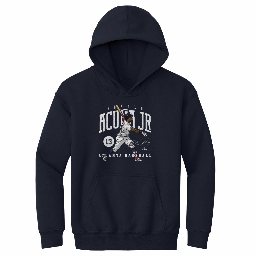Ronald Acuna Jr. Kids Youth Hoodie | 500 LEVEL