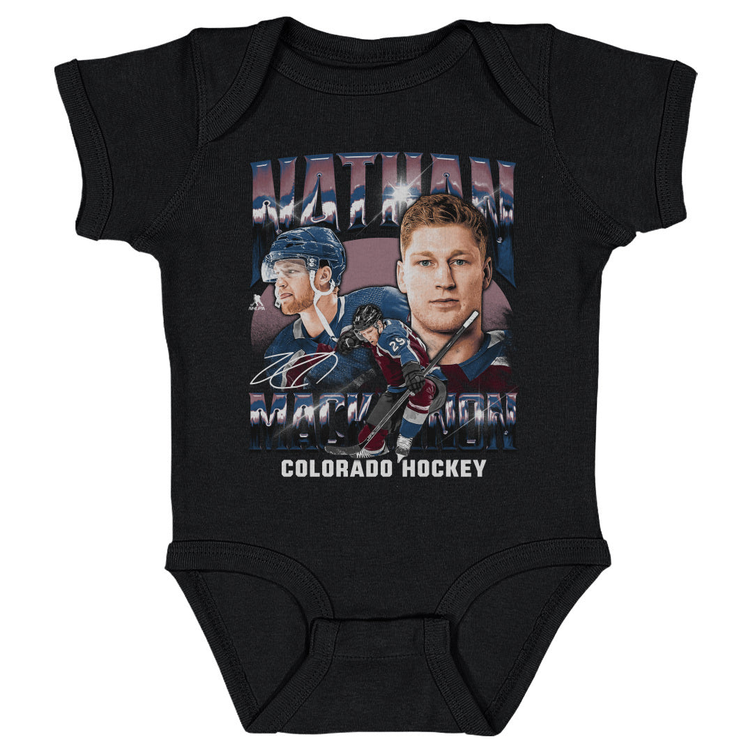 Nathan MacKinnon Kids Baby Onesie | 500 LEVEL