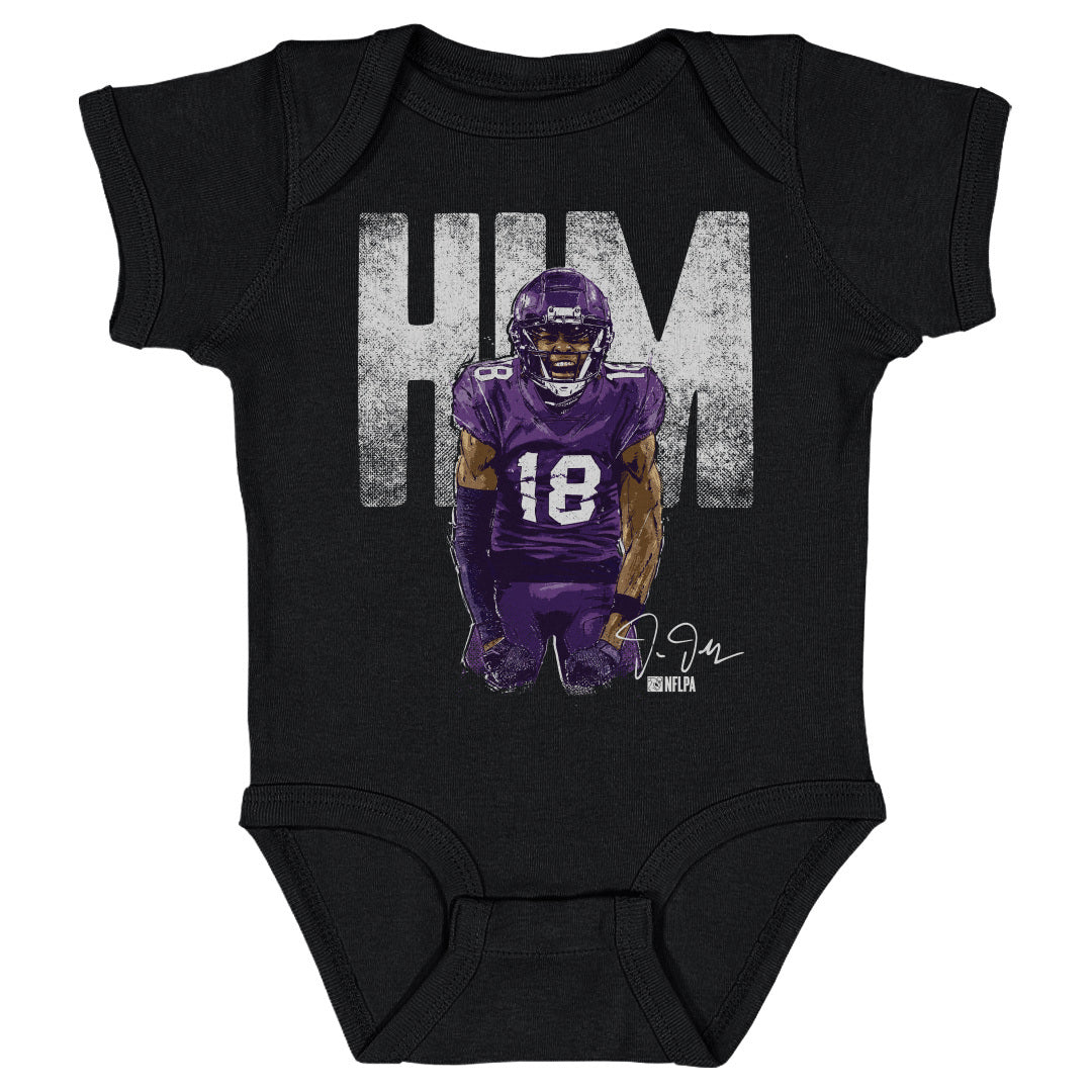 Justin Jefferson Kids Baby Onesie | 500 LEVEL