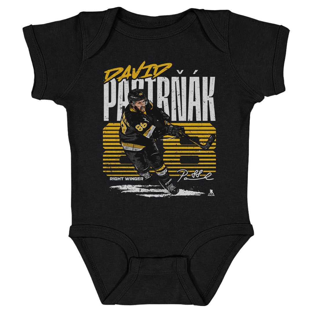 David Pastrnak Kids Baby Onesie | 500 LEVEL
