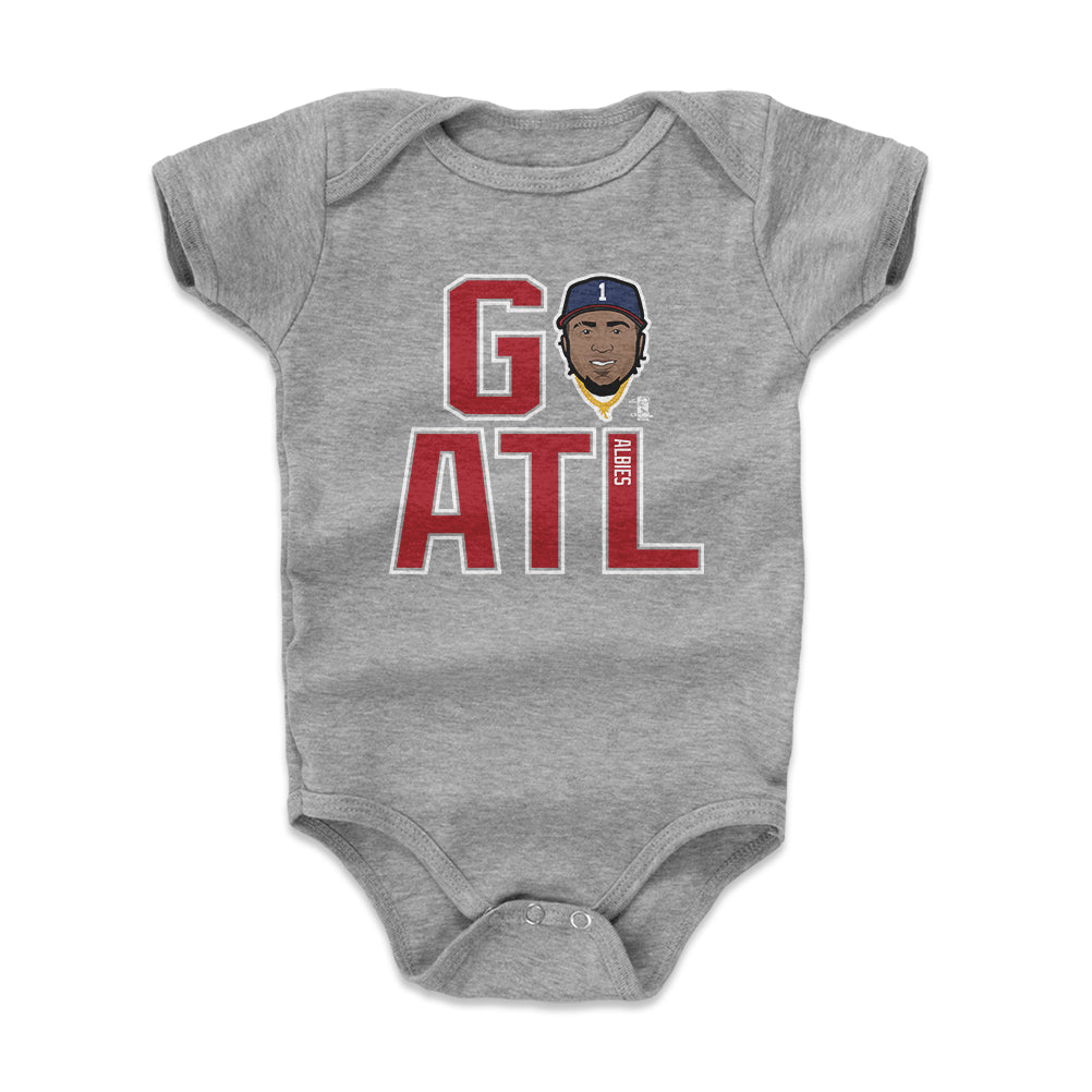 Ozzie Albies Kids Baby Onesie | 500 LEVEL