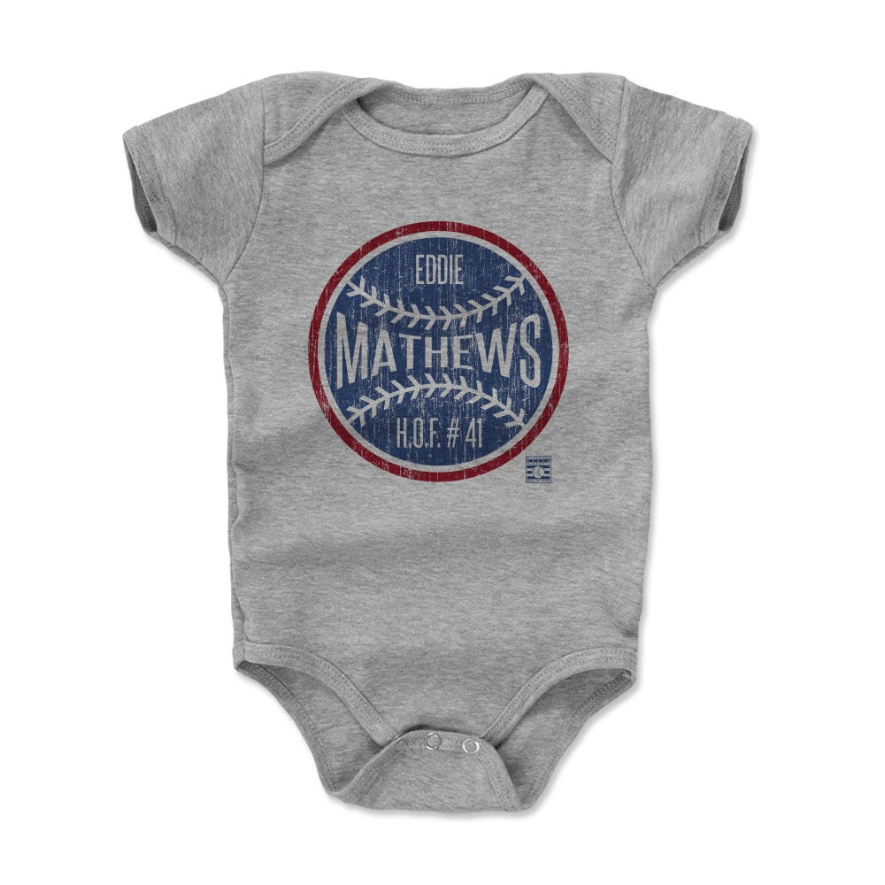 Eddie Mathews Kids Baby Onesie | 500 LEVEL