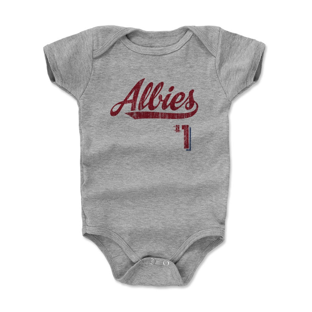 Ozzie Albies Kids Baby Onesie | 500 LEVEL
